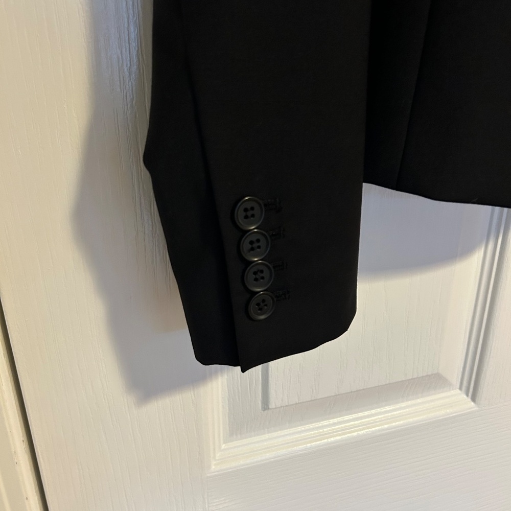 J Crew Suiting, black blazer, Sz 00 - Picture 3 of 4